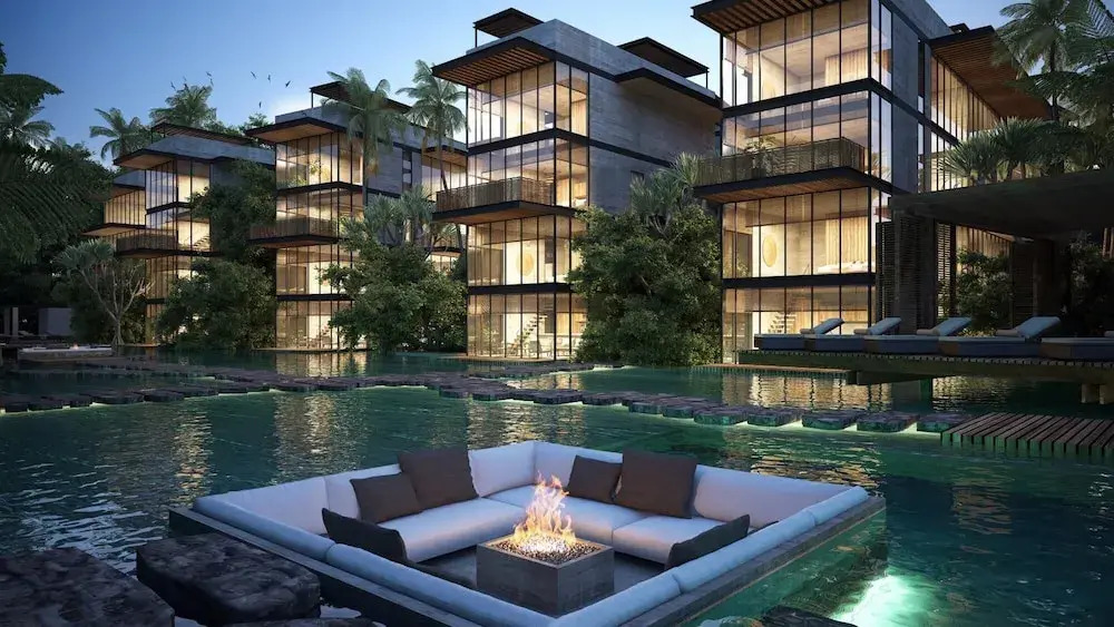 Stunning 2 Bed Condo Pools Gym Cenote Access