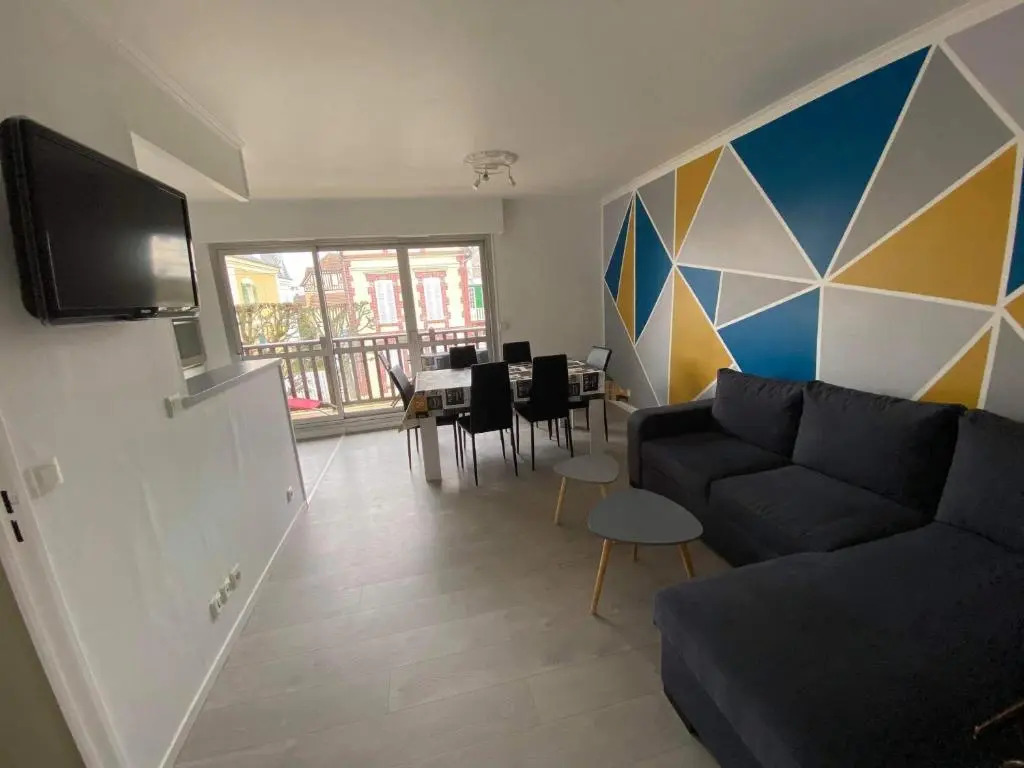 Cabourg centre, appartement pour 5 personnes à 100m de la mer