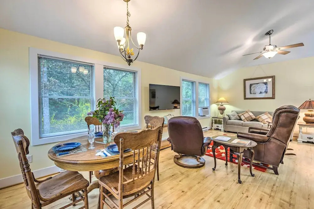 Near Ice Fishing & Snowmobiling: Frankfort Home