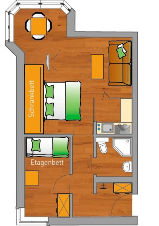 ancora Marina Haus 2 Nr 1, Typ 1