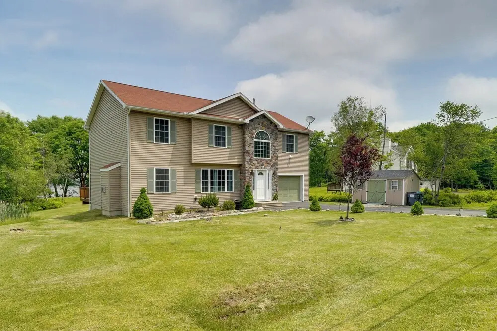 1 Mi to Lakes: Family Pocono Home w/ Fire Pits!