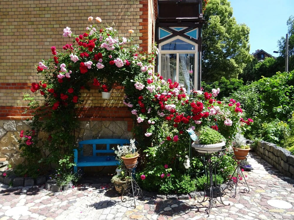 Villa Imperia, Museums-Hotel, Treppensteigen
