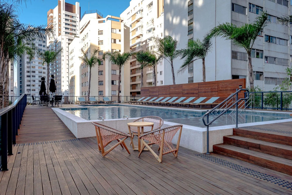 Studio 16º Andar Com Piscina Aquecida E A/c