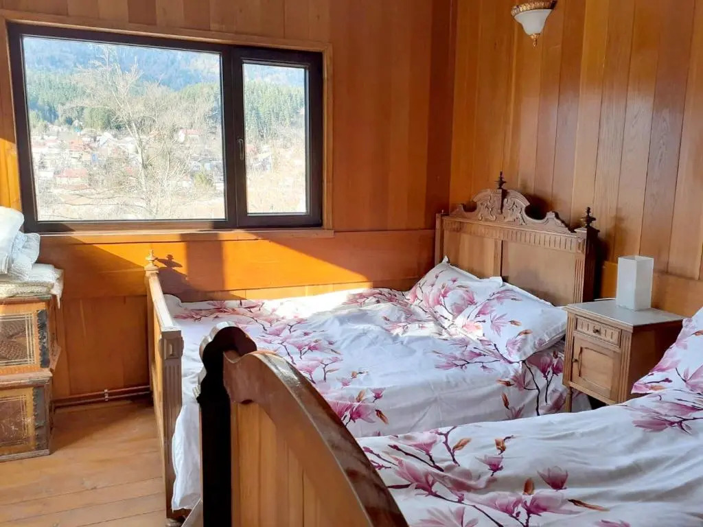 5 bedrooms chalet with city view enclosed garden and wifi at Busteni 1 km away from the slopes