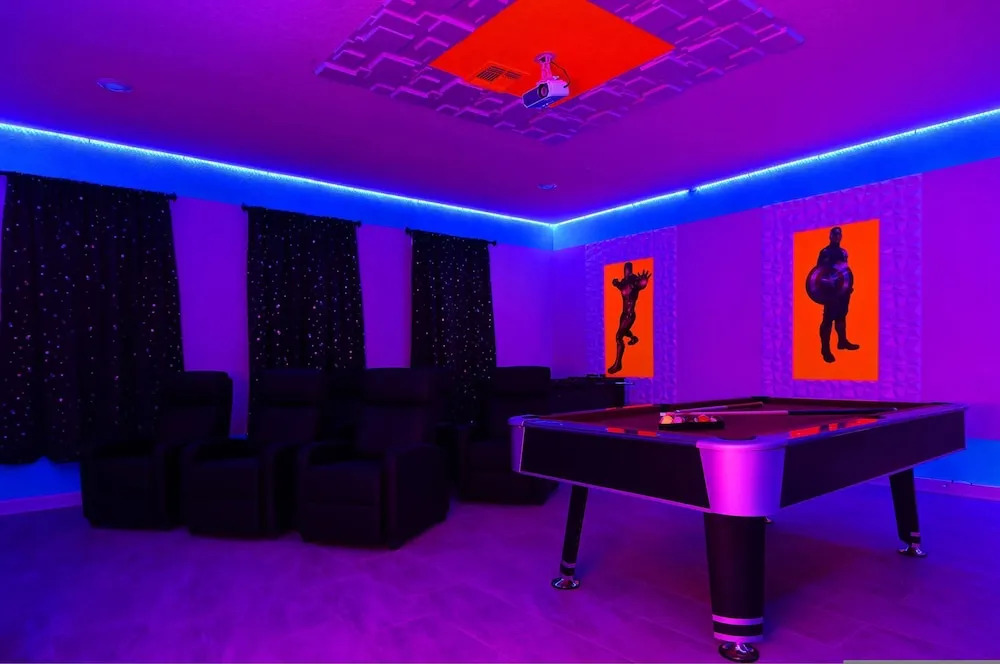 Storeylake 9Bd Pooltable Cinema Games Pool