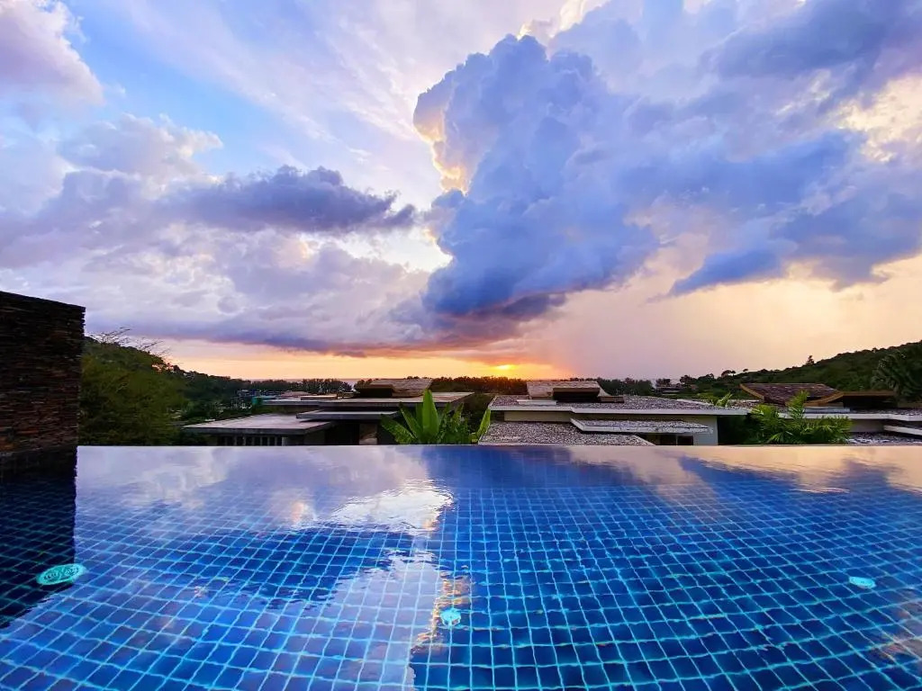 "designer Panoramic Seaview 2br Pool Villa Naithon Beach"