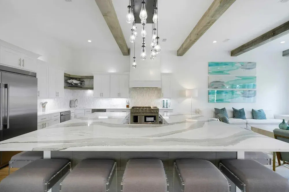 Sleeps 39 2 Luxe Homes w/ Free Golf Cart, Private Pool+spa 3 Blocks to Beach