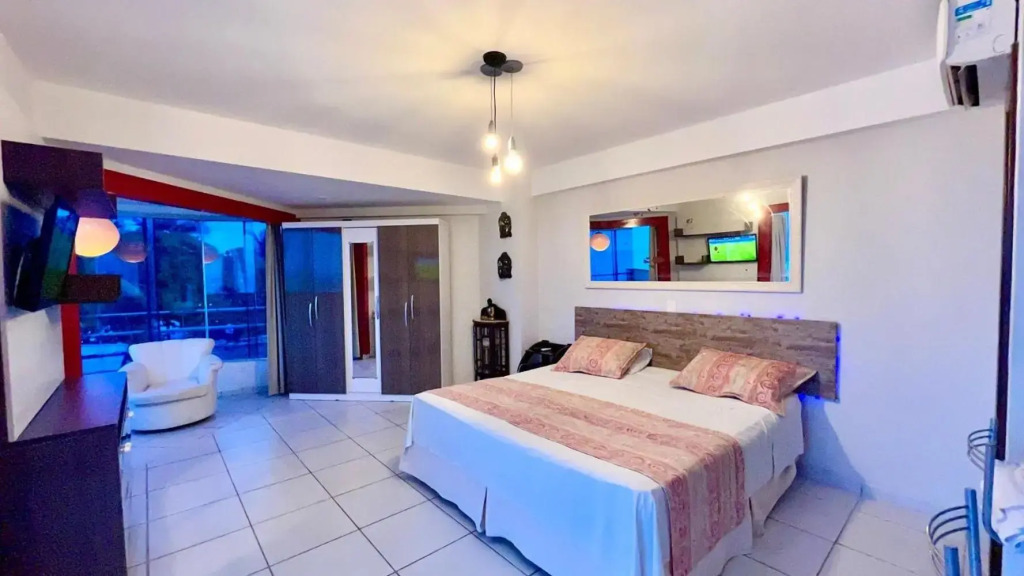 Marsallis Flat NBI - 506 - Ponta Negra - 100 m2 - Mini Piscina e Varanda Privativa