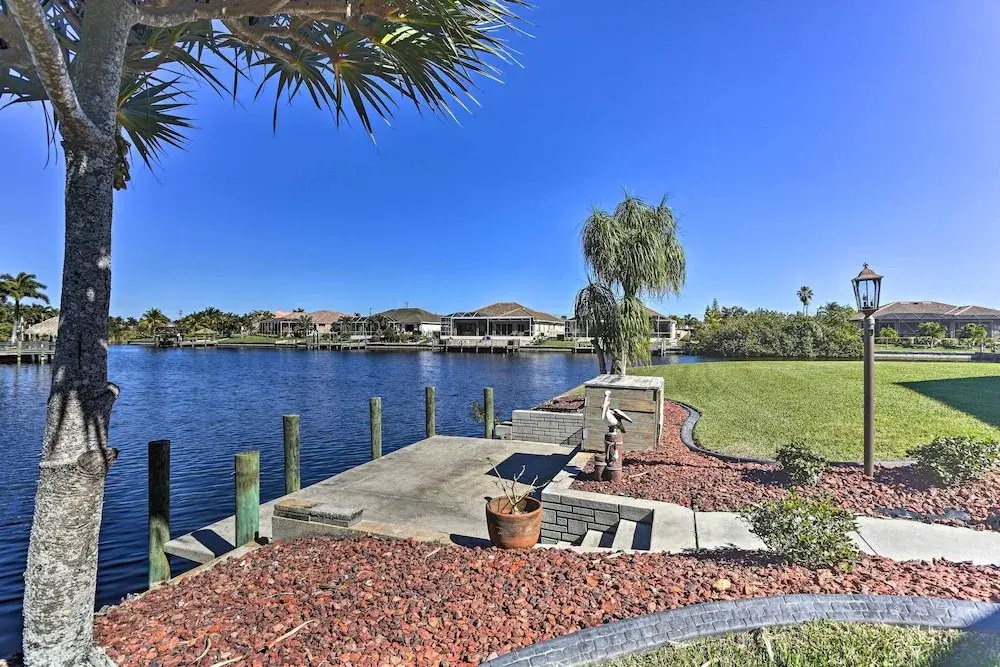 Private Dock: Canalfront Home in Cape Coral