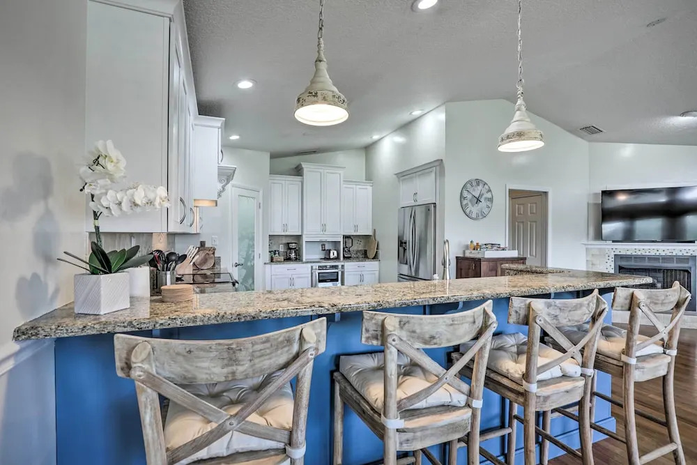 St Augustine Home w/ Swim Spa & Marsh Views!