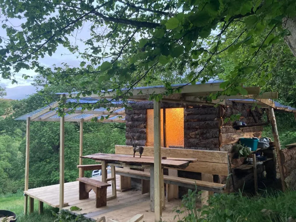 Wood Cabin & 4 Large Bell Tents - Hapus Hideaway