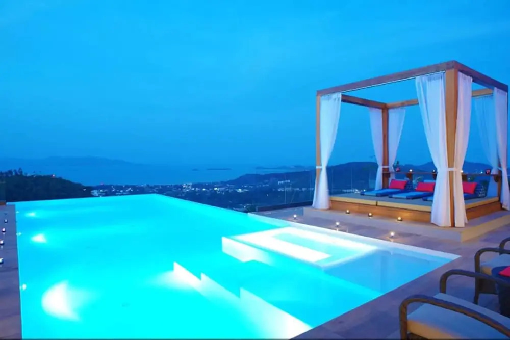 10 Bedroom Twin Seaview Villas 5 star with staff-SDV080A-By Samui Dream Villas