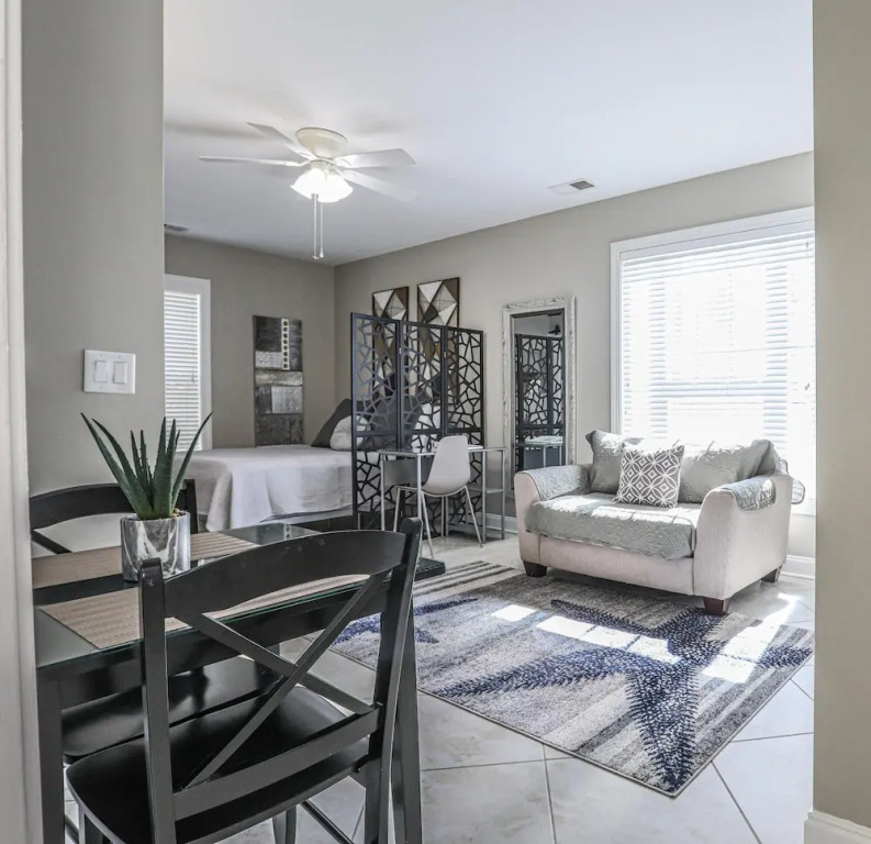Modern Gray Studio Steps to Pool Myrtle Beach SC