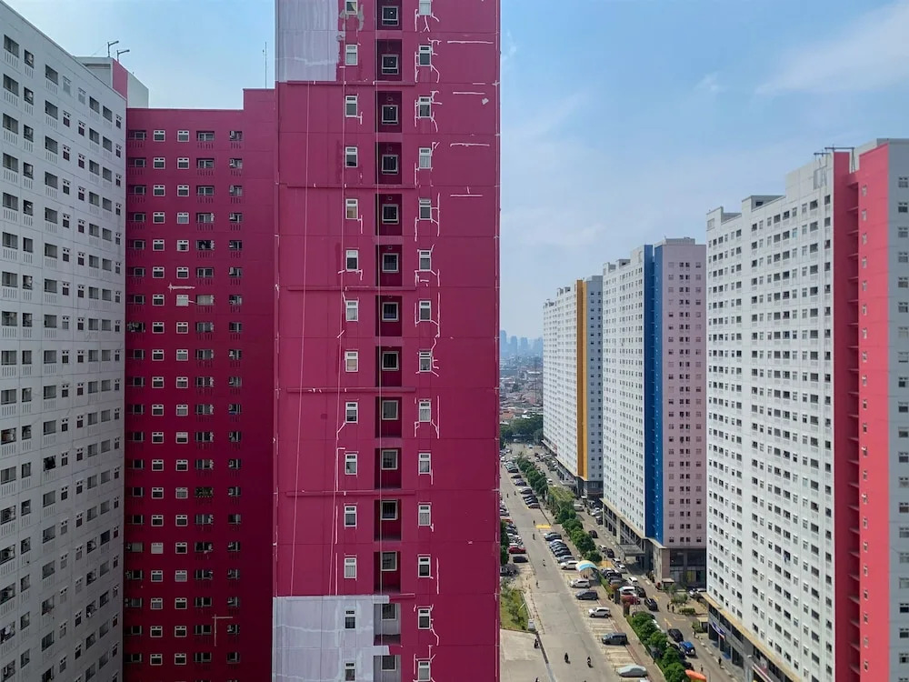 Modern Look And Comfortable 2Br Green Pramuka City Apartment