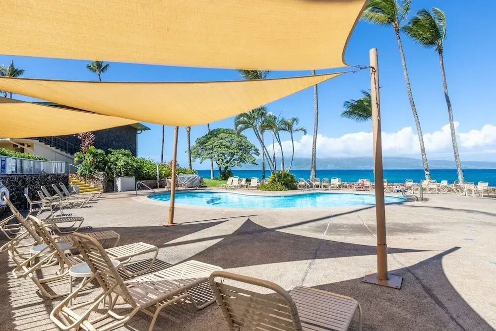 Napili Shores G154 Ocean View Studio Condo by RedAwning