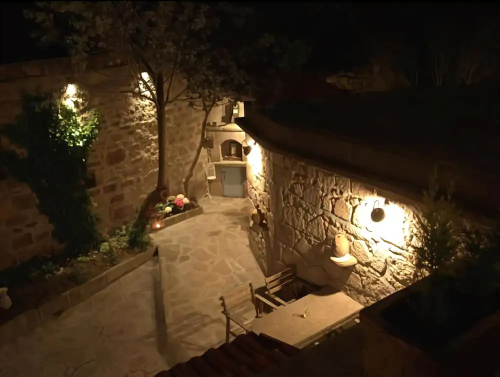 Mystic stone house at the ancient city of Assos