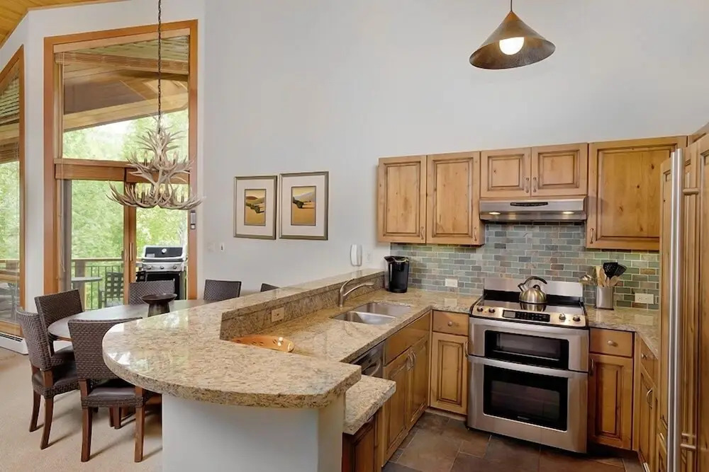 Contemporary Townhome With Ski-in/ski-out Access by The Woodrun V Townhouses by RedAwning