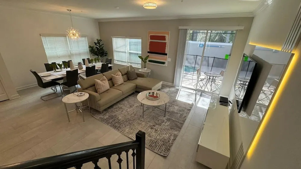 Free Waterpark 5Bd Close to Disney Private Pool