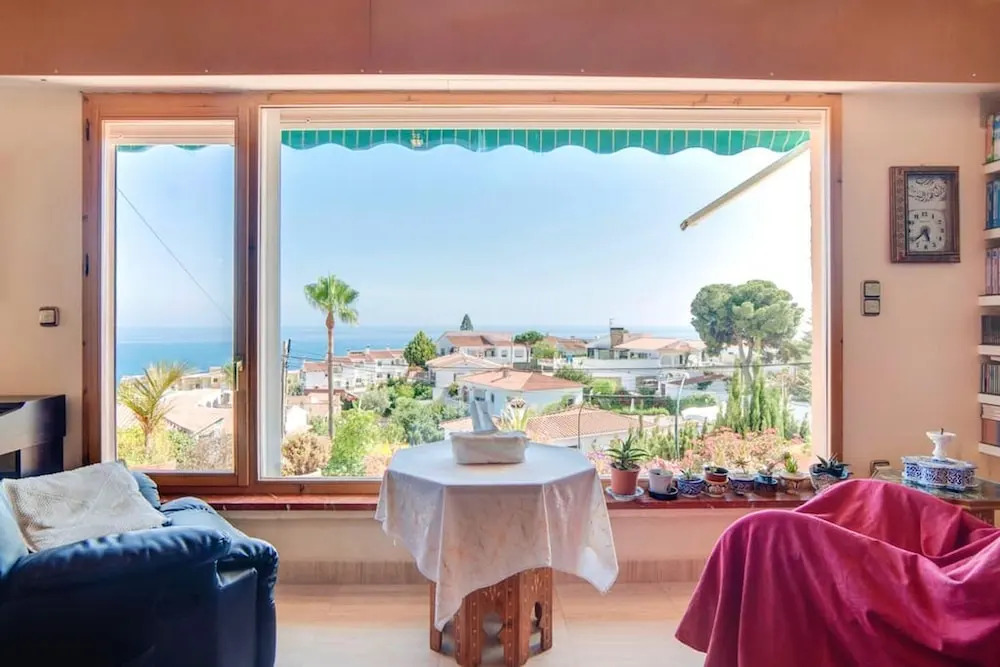 Villa with 3 Bedrooms in Benajarafe, with Wonderful Sea View, Private Pool, Enclosed Garden - 500 M From the Beach