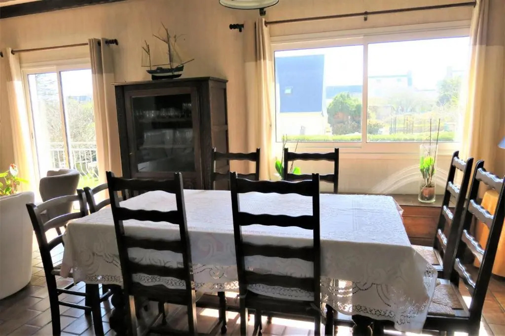 Maison avec WIFI, jardin, à 900m de la plage de Trestraou à PERROS-GUIREC Ref 849