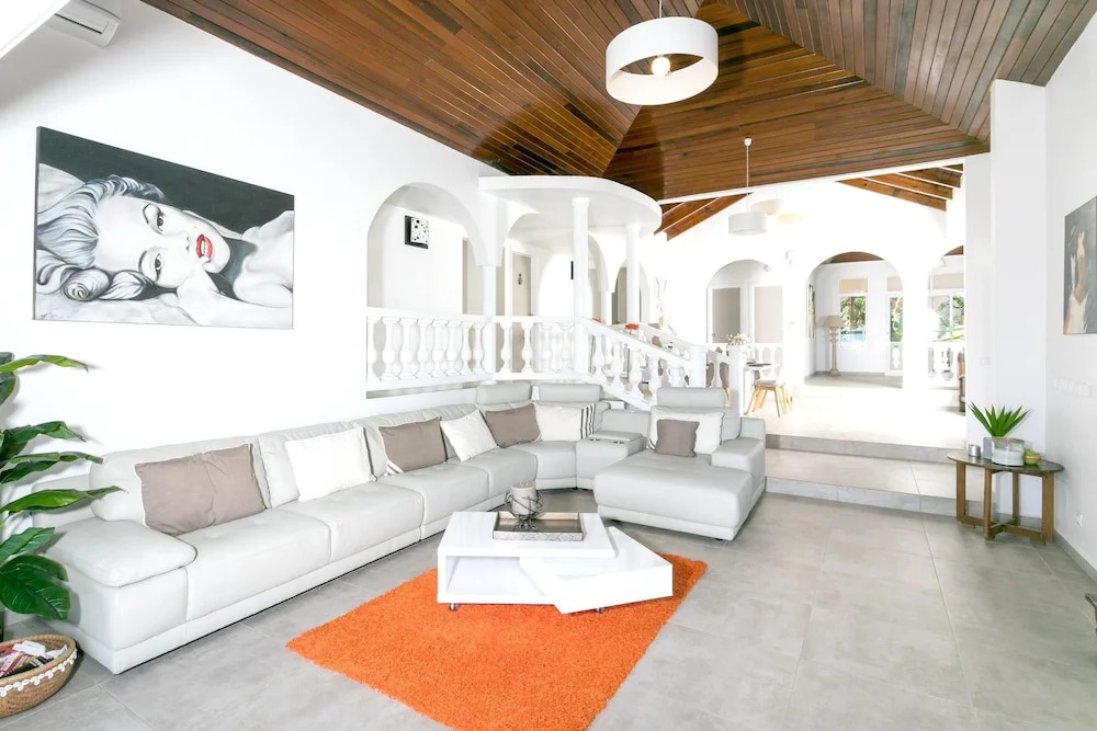 Villa With 3 Bedrooms in ST Martin, With Wonderful sea View, Private P