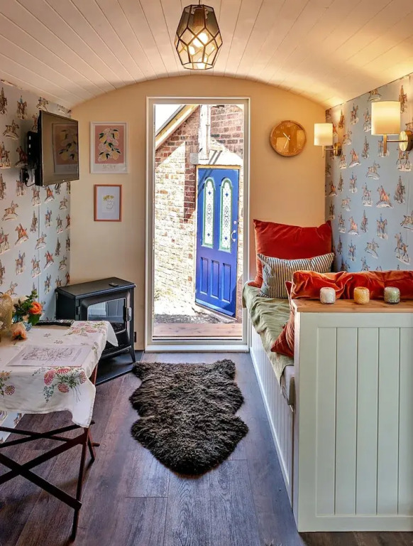 Train Carriage in Shrawardine With Starry Nights