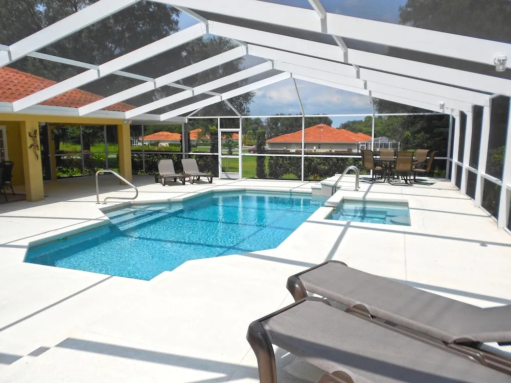 Stylish Pool Close To Withlacoochee Bike Trail 3 Bedroom Home by RedAwning