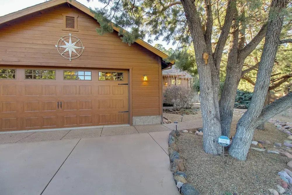 On-Site Trails and Deck Show Low Cabin!