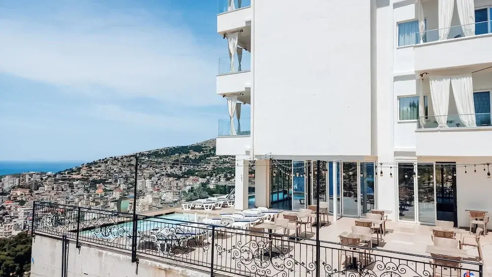 Sunset Shoreline Saranda Hotel