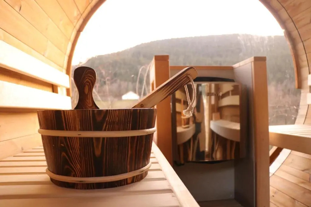 EXPERIENCE NORDIQUE Kota Grill,Sauna tonneau, Bain nordique