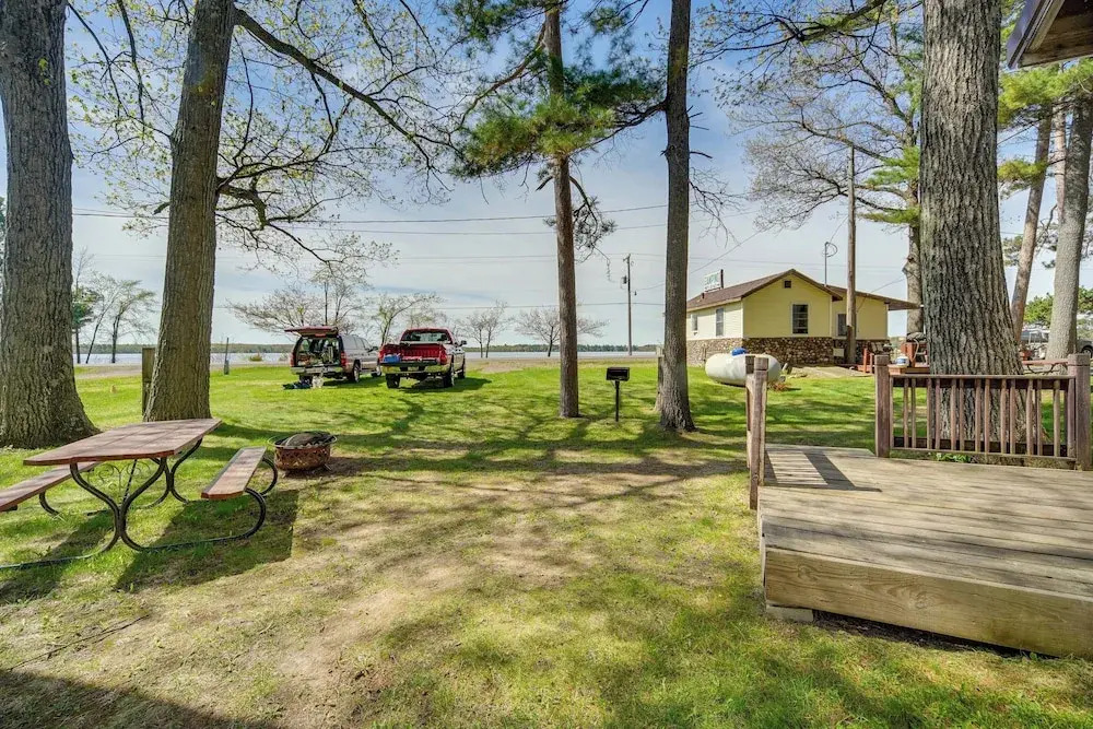 Stone Lake Cabin w/ Private Deck & Fire Pit!