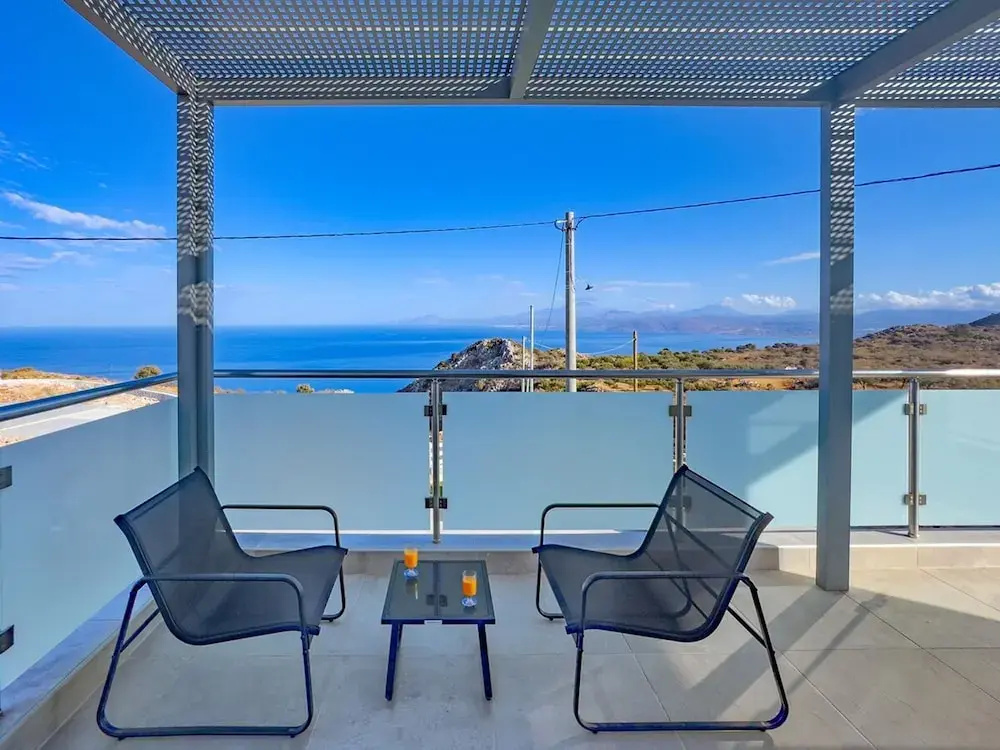 Giannas Panoramic Seaview Twin Villas with pool 1