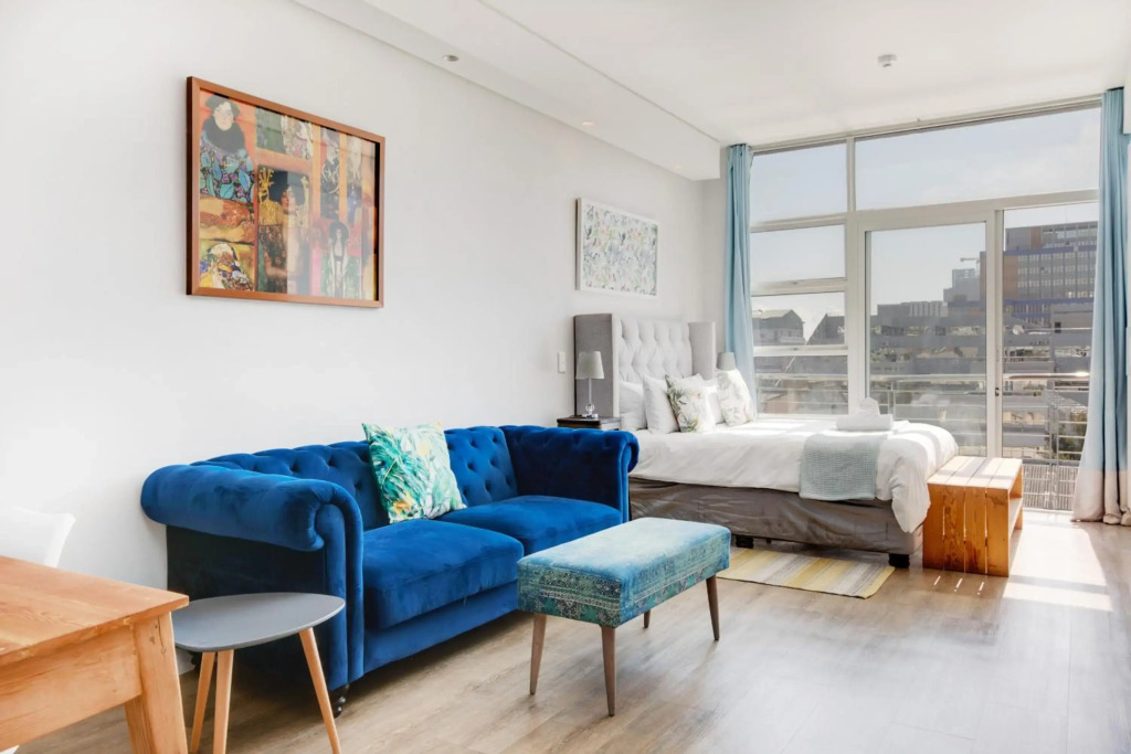 Eclectic Blue City View Apartment