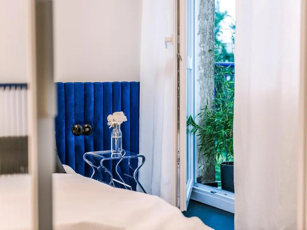 Pastel Blue Silesian Place Apartments