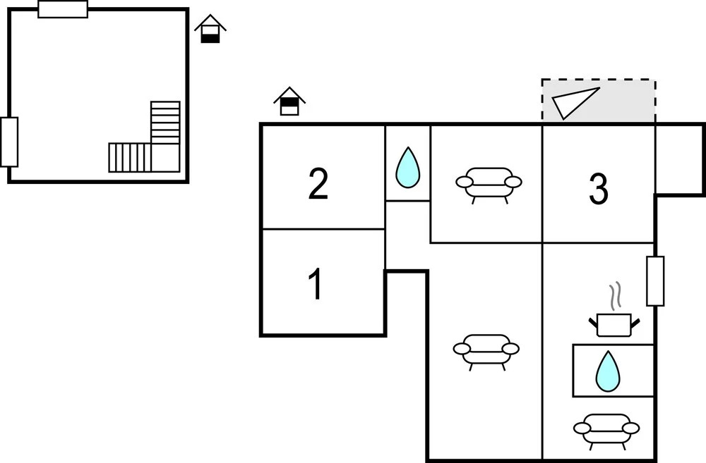 3 Bedroom Pet Friendly Home In Piombino