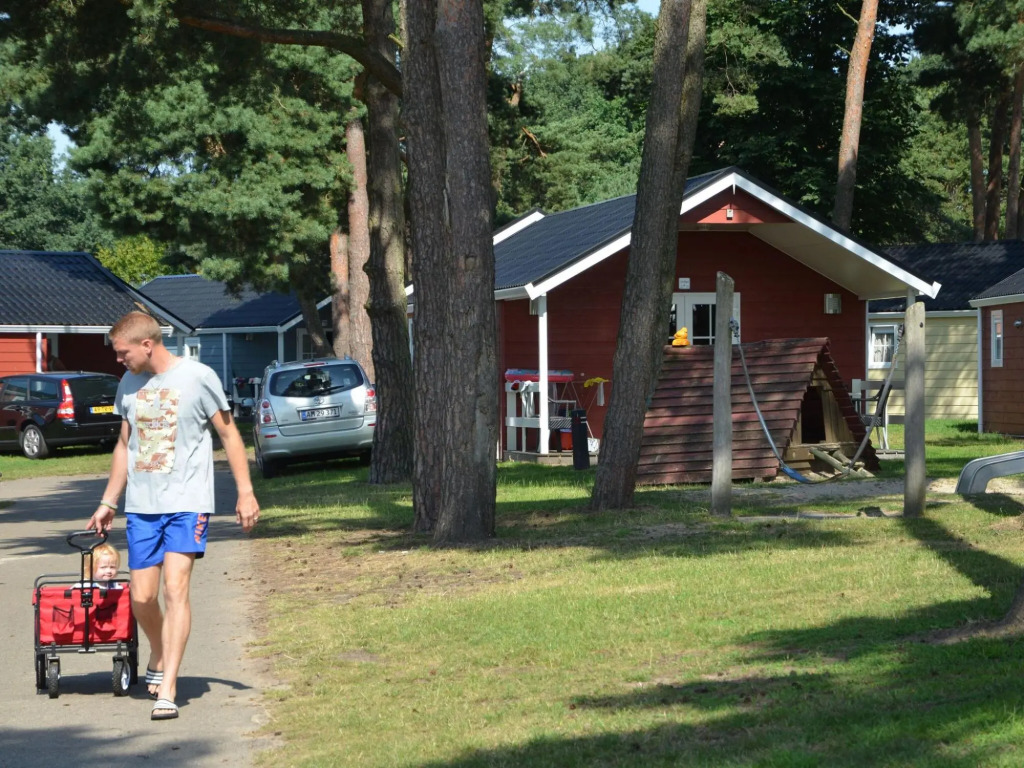 Beautiful chalet on a playground, in a holiday park in the heart of Twente