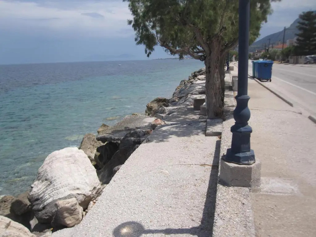 Traditional Greek Stone house by the sea