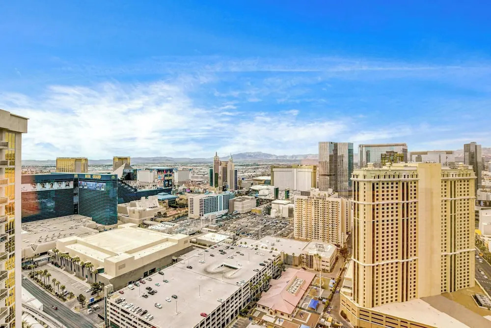 Stunning 1BR Strip Views & Balcony Suite 12701