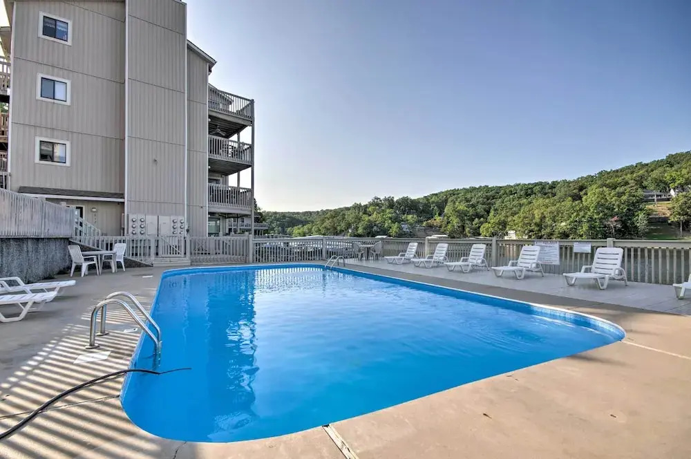Unwind Poolside! Lakefront Osage Beach Condo