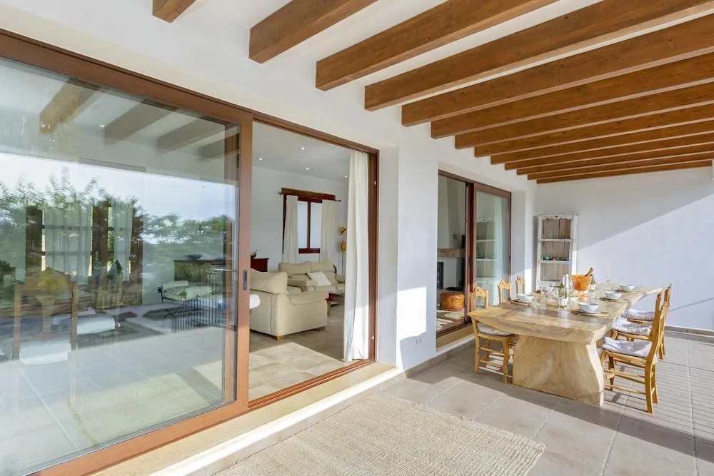 Villa With 5 Bedrooms in Sant Carles de Peralta, With Wonderful Mountain View, Private Pool, Furnished Garden Near the Beach