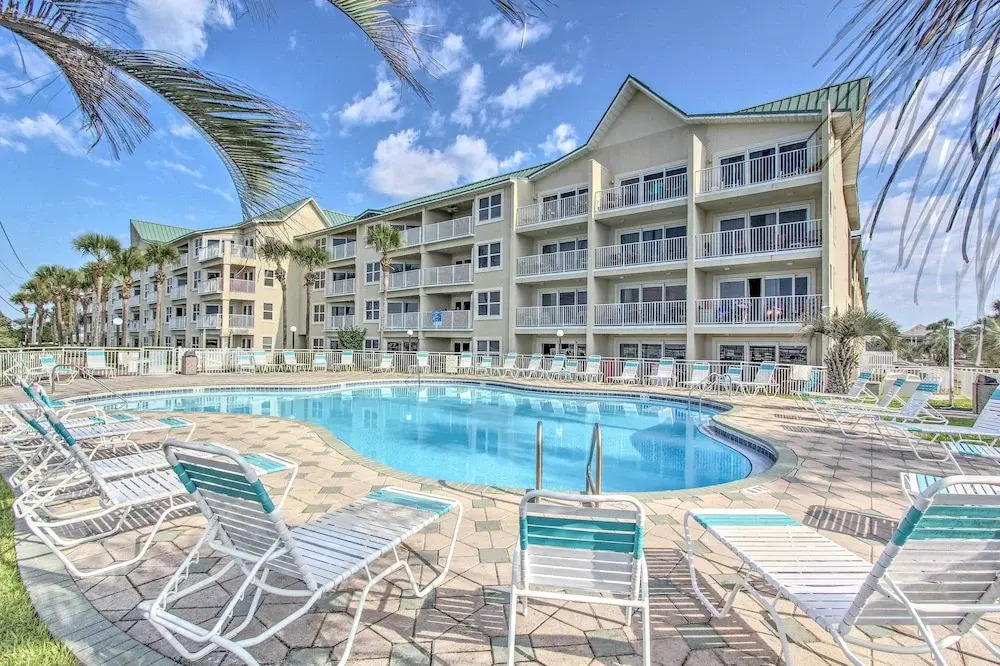 Steps to Sand! Miramar Unit w/ Pool, Tennis & More