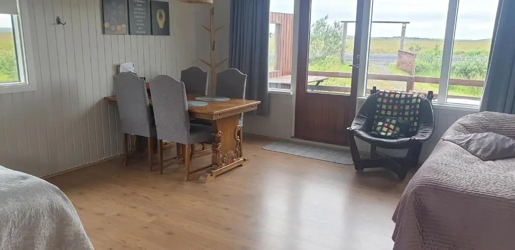 Homestay in the old family cottage, good views.