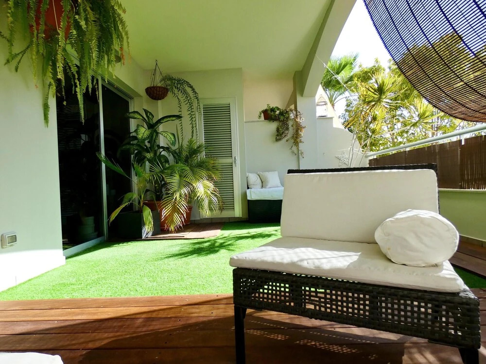 Apartment With one Bedroom in Palm-mar, With Shared Pool, Enclosed Garden and Wifi- Near the Beach