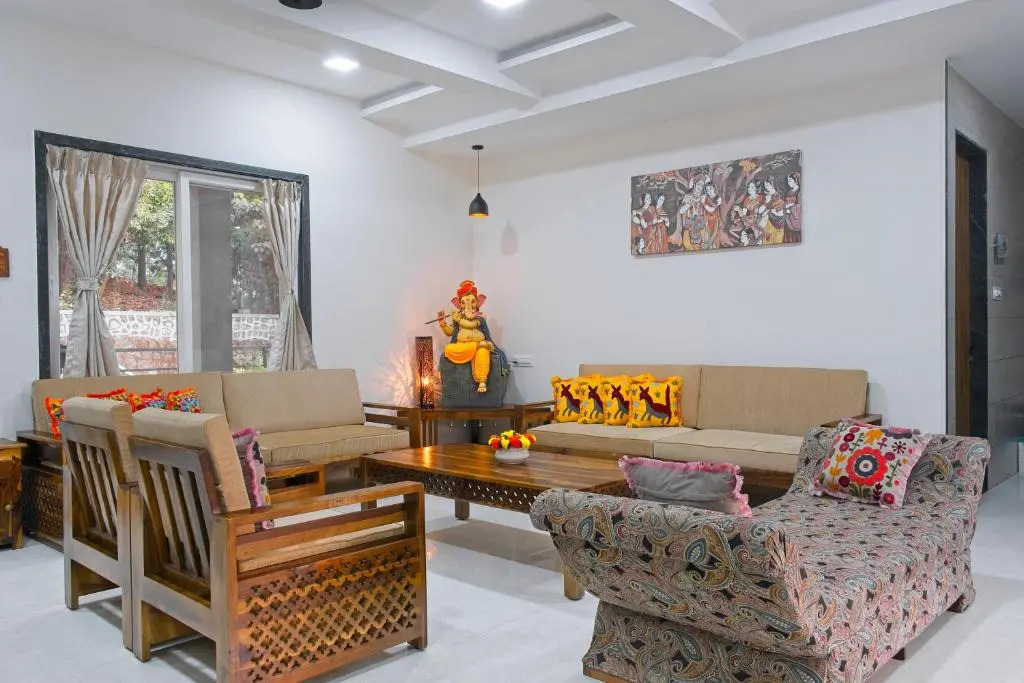 SaffronStays The Fusion, Lonavala - pool villa with hip interiors and indoor games