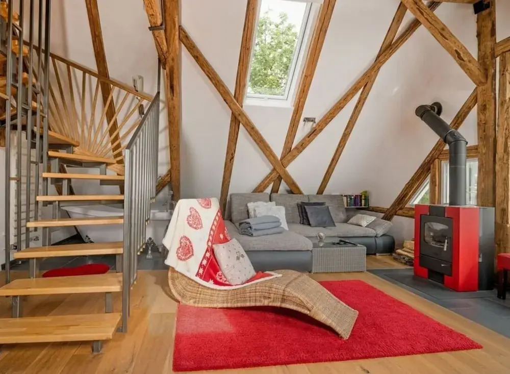 Großes Ferienhaus mit Sauna, Grill, Garten, Kaminofen - Zum Kuckuck