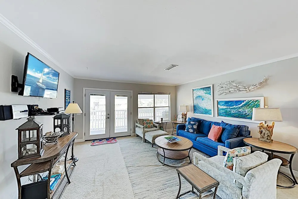 New Listing! Stylish Island Escape - Steps To Sand 2 Bedroom Duplex