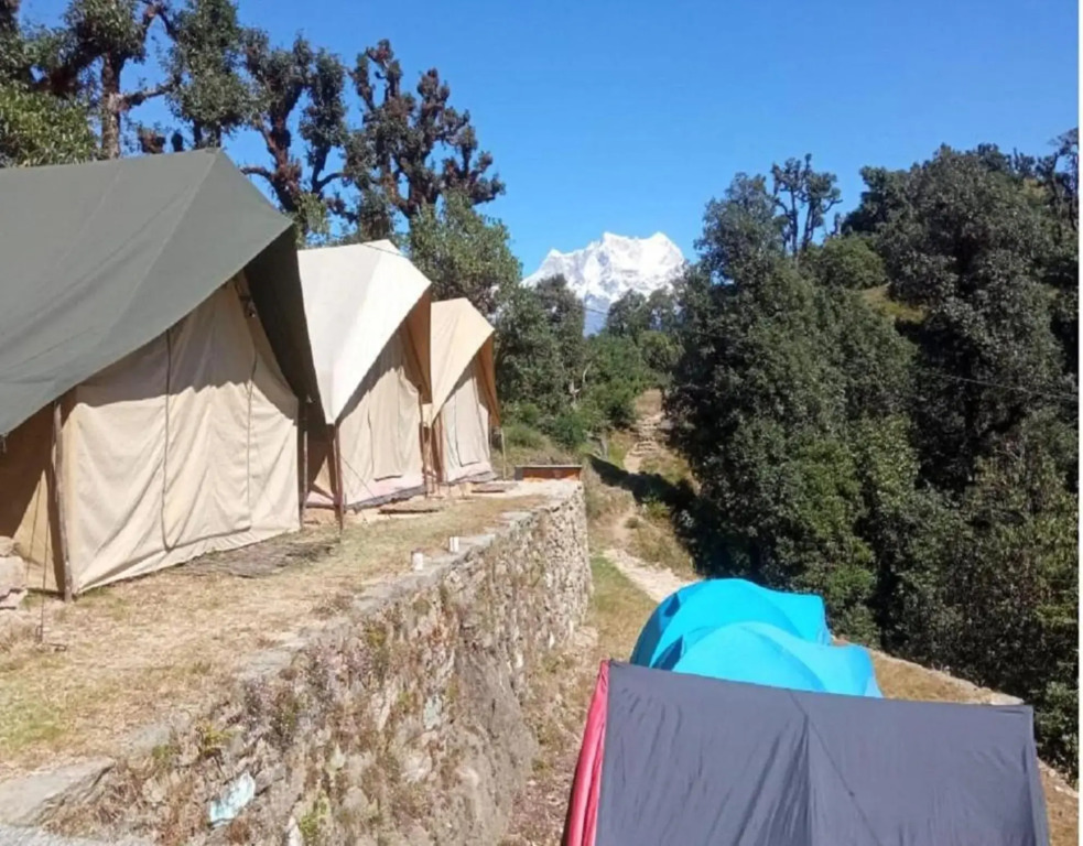 Camping at Deoriatal Adventure Camps