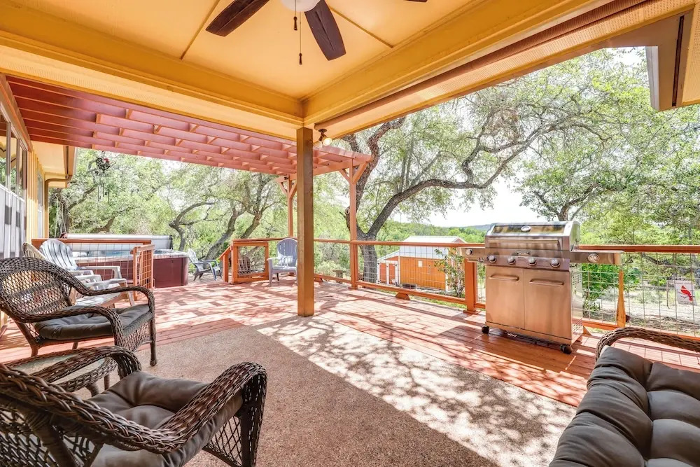 Lodge at Rocky Creek with Private Hot Tub and Yard!