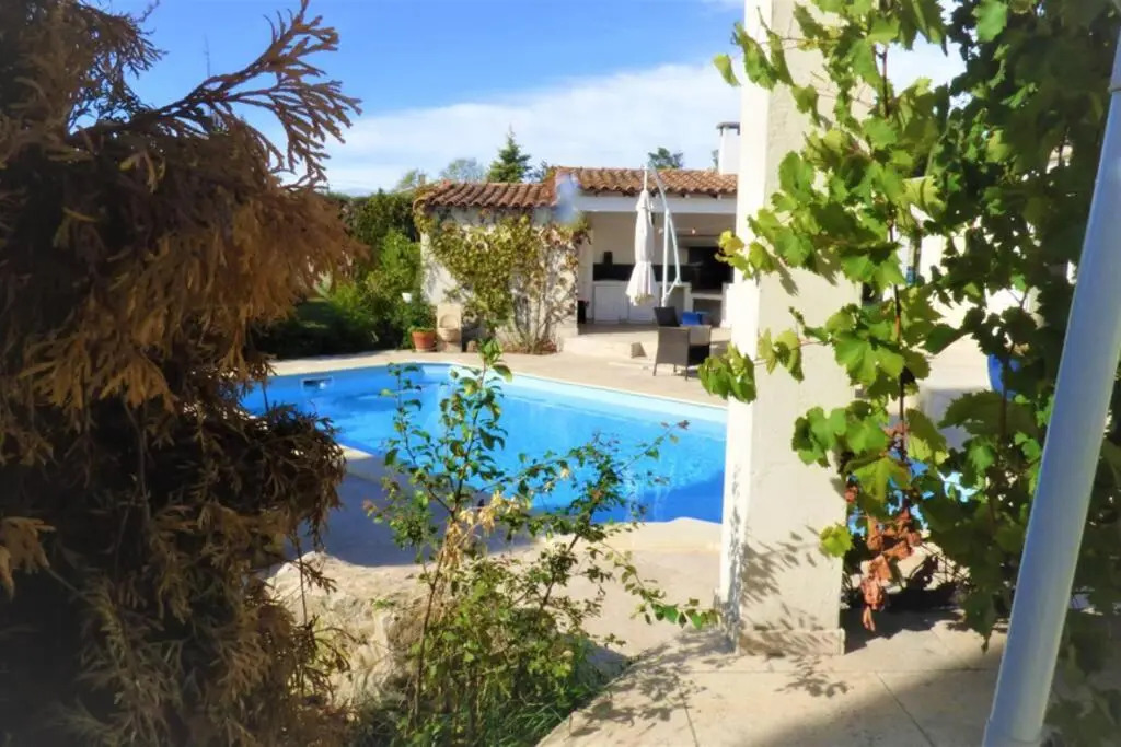 Magnifique villa l'Ibis pour 8 personnes, piscine, clim,parc et parking