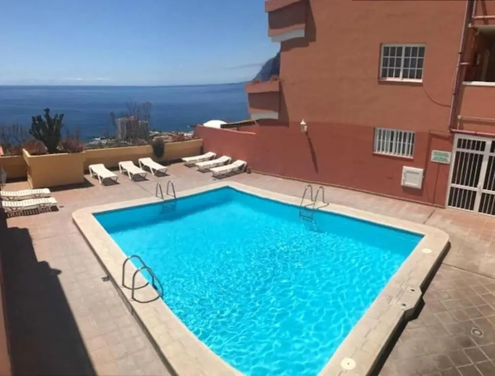 Apartment With one Bedroom in Santiago del Teide, With Wonderful sea View, Shared Pool and Terrace